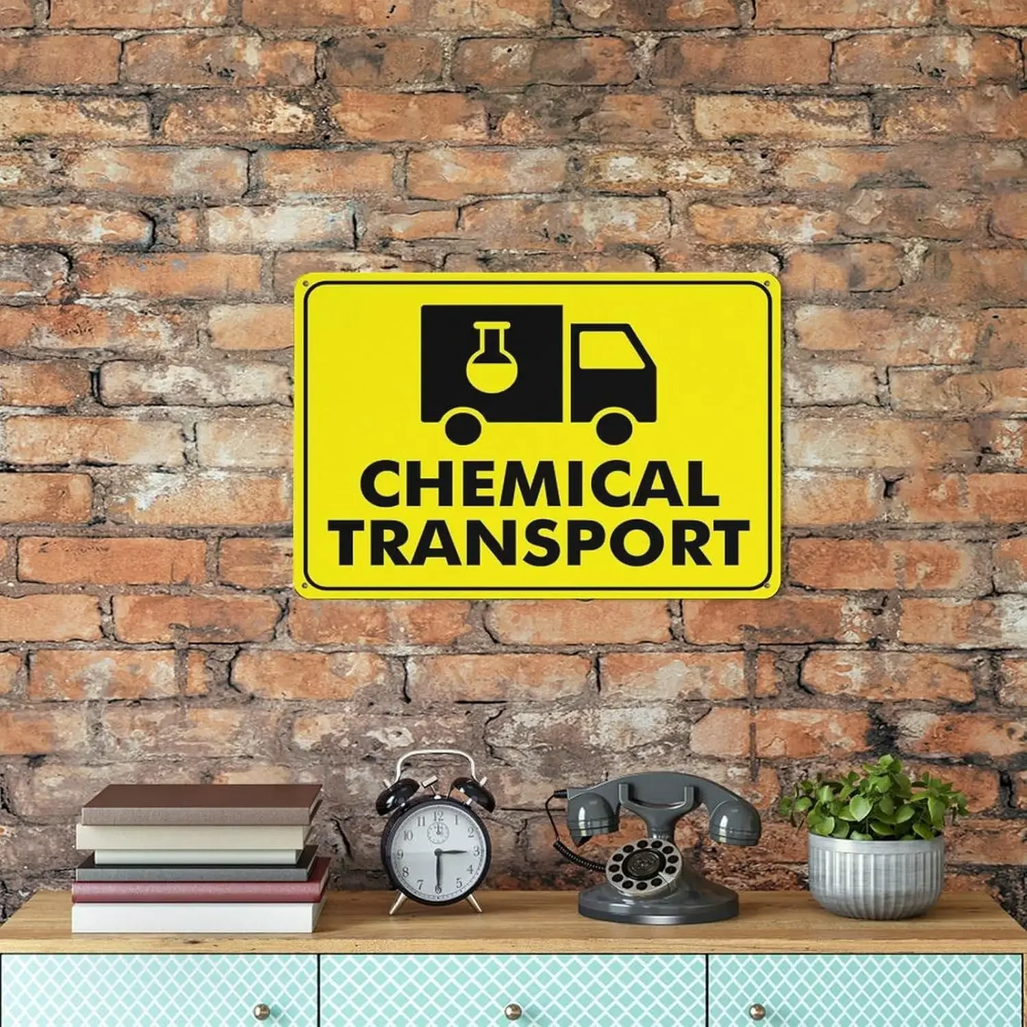 2024 TOP Wholesales Factory Premium Aluminum Hazard Area Chemical Transport Sign For Warning