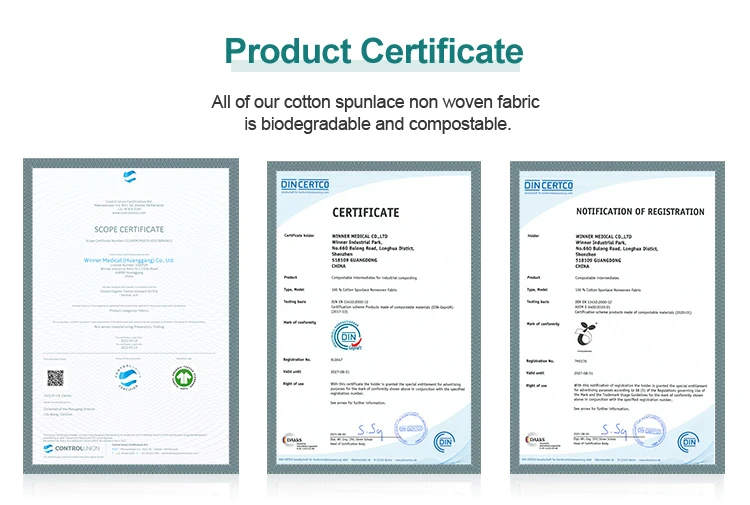 spunlace non woven fabric