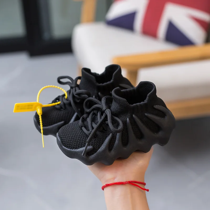 Original Fashion Yeezy  Kid Shoes Ready To Ship Drop Shipping Online Children Boy Girl Casual Sport Shoes sneaker