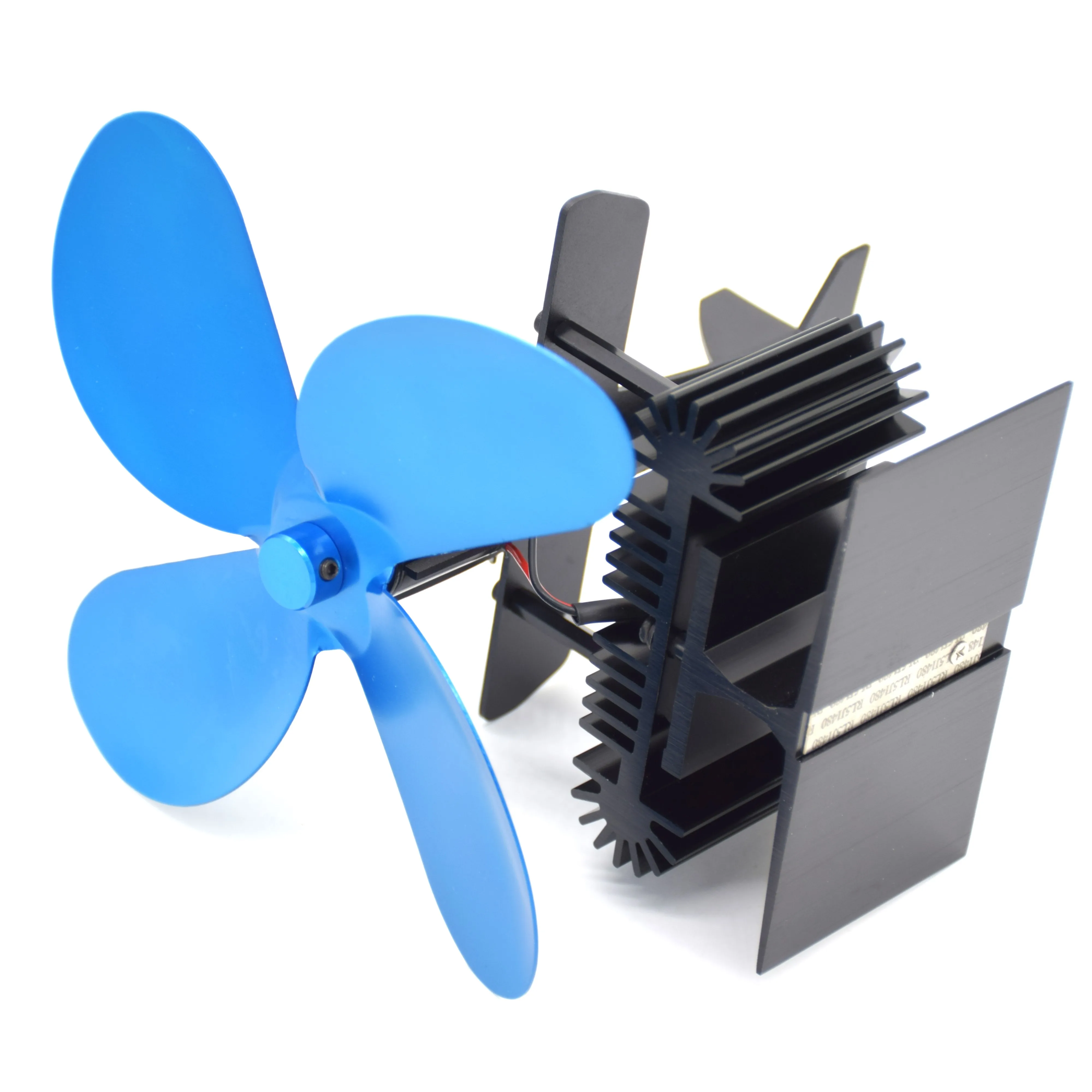 Factory Wholesale Eco Friendly Iron Ring Plum Blossom Shape Exhaust Fan For Pellet Stove And Fireplace Fans