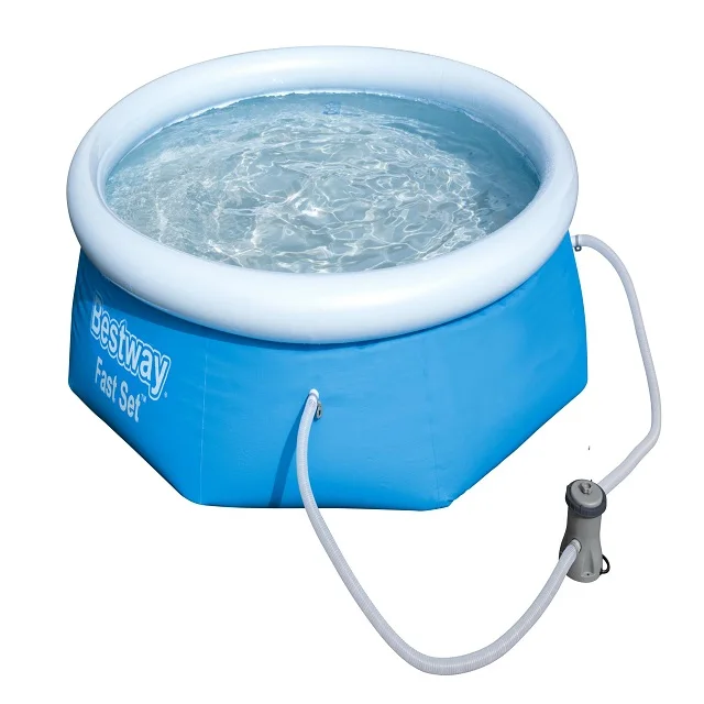 
Bestway 57268 TOP sale Fast set Tritech Material above ground Pool Family Swimming Pool 