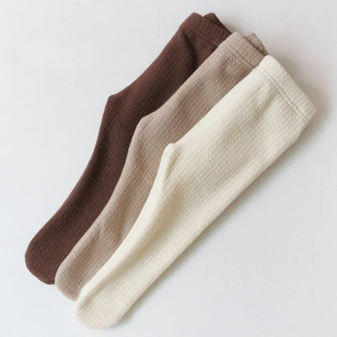 
KS5497 Wholesale plain baby footed legging pants 2021 baby tight legging 