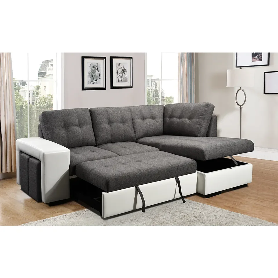Most Economical and practical Multi-functional Living room sofa furniture with high quality material sleeper sectional  sofa bed