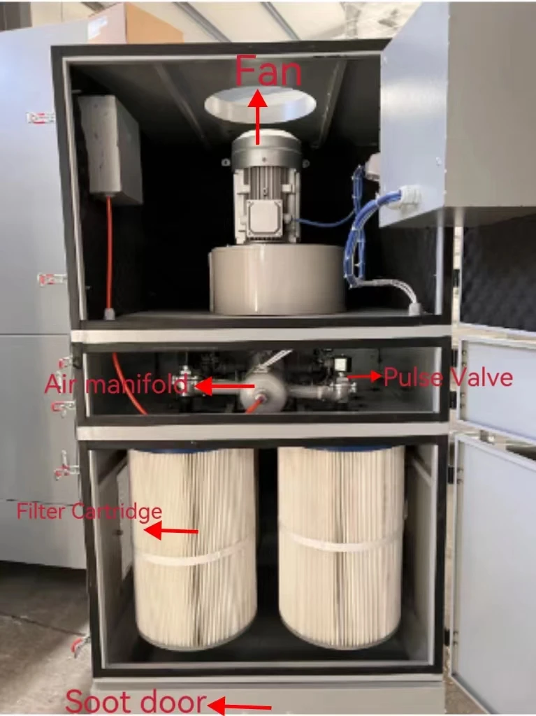 Factory Sale Cartridge Type Dust Collector Industrial welding fume extractor