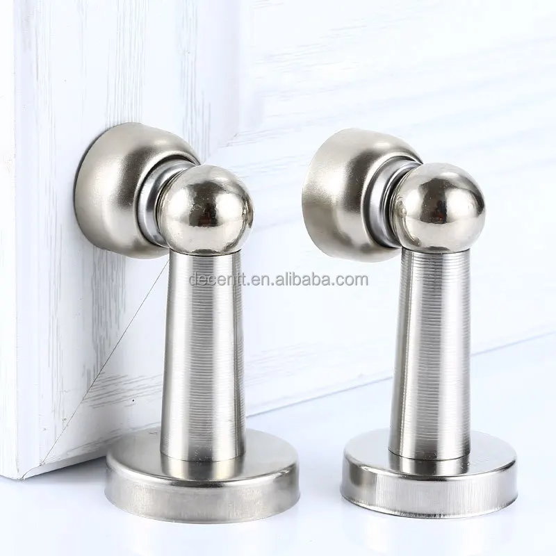 Door Suction Catch Invisible Anti-collision Stainless Steel Magnetic Floor Door stopper
