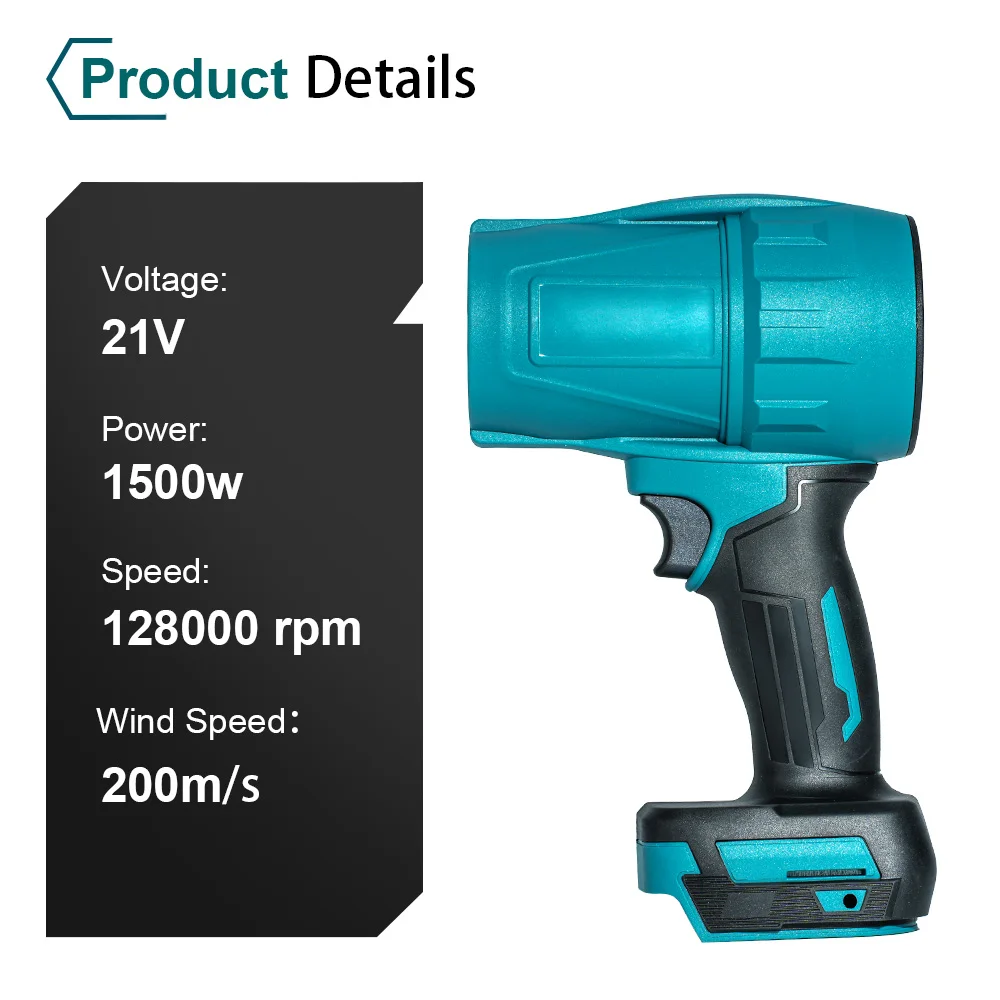 Small and Windy 550W Leaf Blower Industrial Grade Rechargeable DC Air & Snow Blower DIY Home Use Made in China