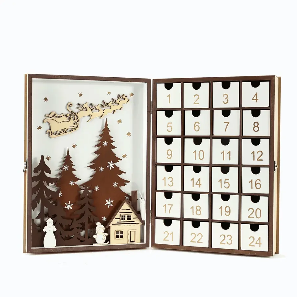 2024 Custom Mystery Boxes Advent Calendar 24 Day Christmas Blind Box Packaging Cute Funny Gifts