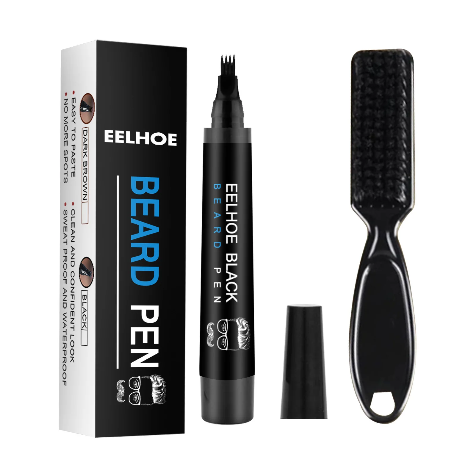 Beard Pencil Filler for Men Waterproof Beard Filling Pen