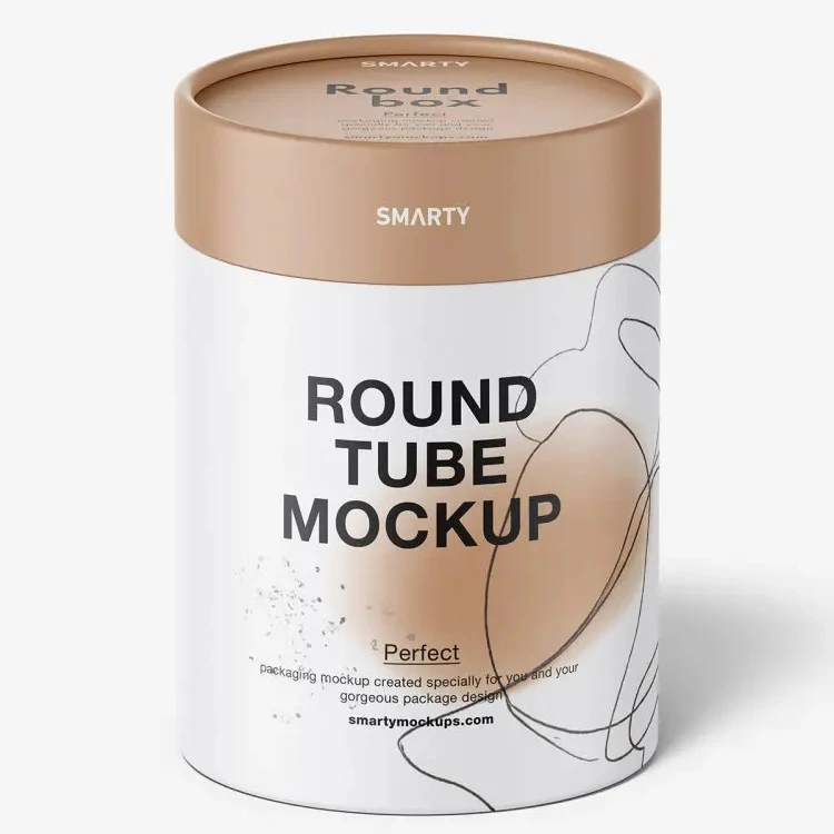 Biodegradable recycled collagen powder jar bottle paper packaging container airtight food supplement protein powder paper tubes