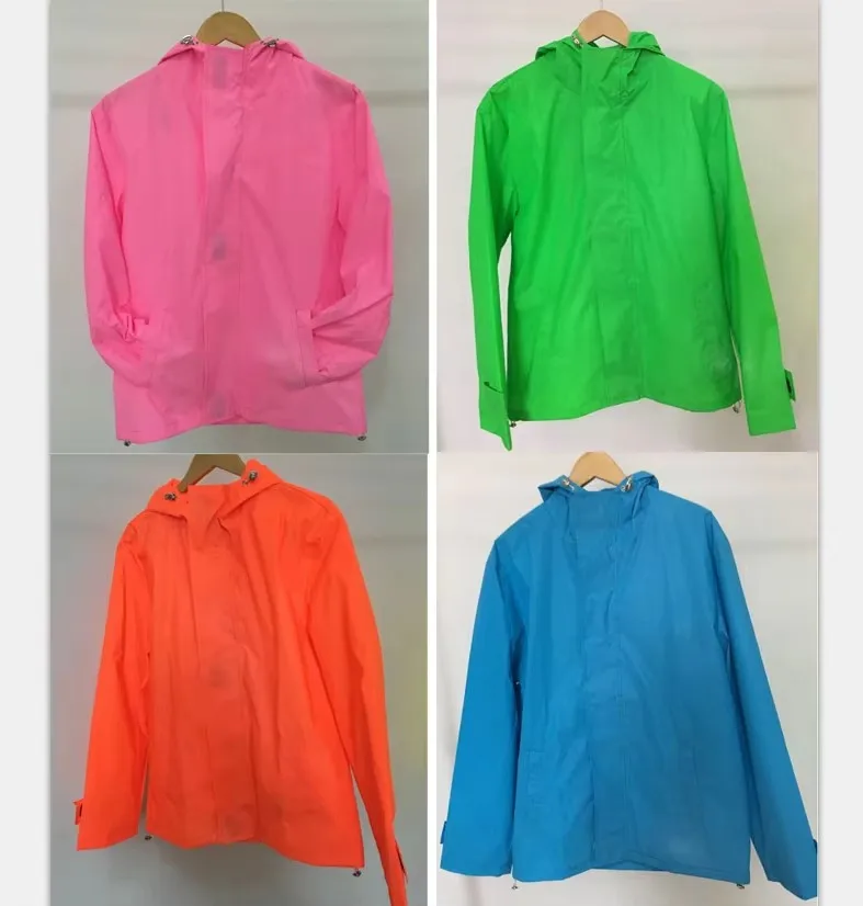 high visibility hi viz neon yellow blue pink orange green purple color winter bike security safety reflective street wear jacket