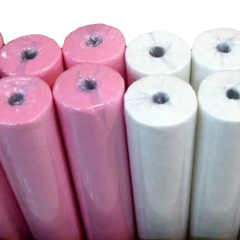Waterproof Bed Cover Hospital Medical Massage Paper Sheets Non Woven Disposable White Bed Sheet Roll for Exam table
