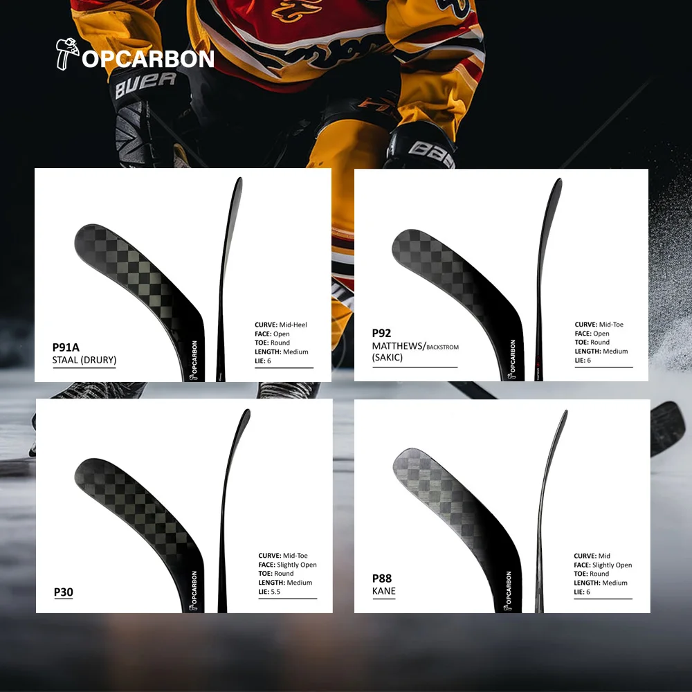 High Strength Composite Ice Hockey Stick Professional OEM Carbon Fiber for Events