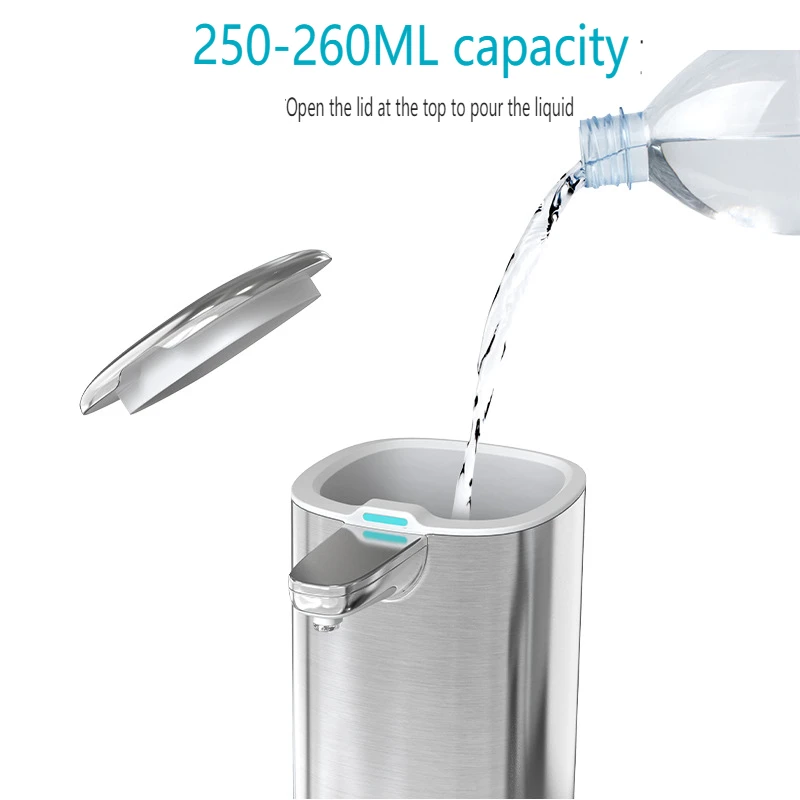 Hot Sale & High Quality Stainless Steel Touchless Sensor-Activated Dispenser Office Intelligent Automatic Soap Dispenser