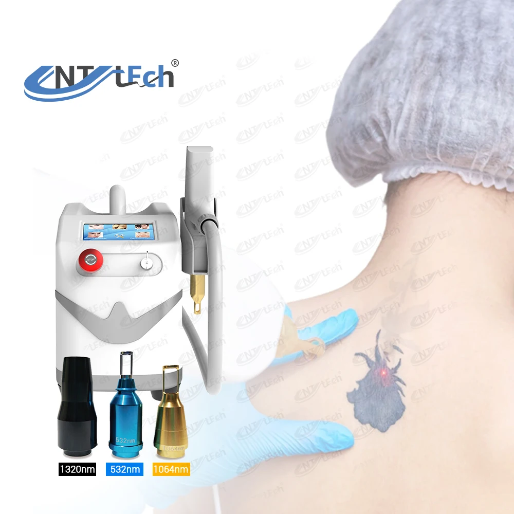 Mini hot sale portable nd yag laser tattoo removal carbon laser peel machine