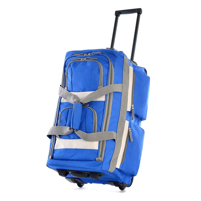 New arrival custom rolling Duffel bag Trolley Travel Bags wheeled outdoor carry on Luggage bag