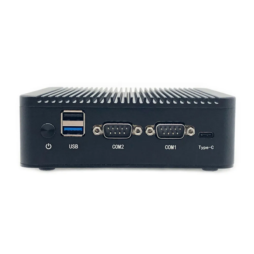 Factory Wholesale J4125 Barebones Embedded Fanless Computer DDR4 Memory Industrial Mini PC Desktop