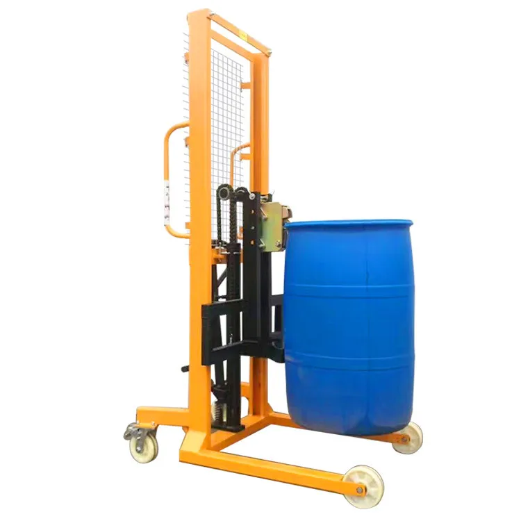 400kg oil drum stacker plastic drum iron drum 1.6m wholesale dumping cargo other material handling equipment