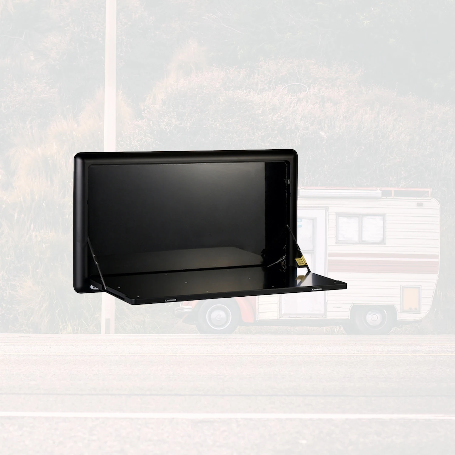 RV External Accessories Travel Trailer  Dining Table Folding Motorhome Picnic Table Wall Mounted Dining Table