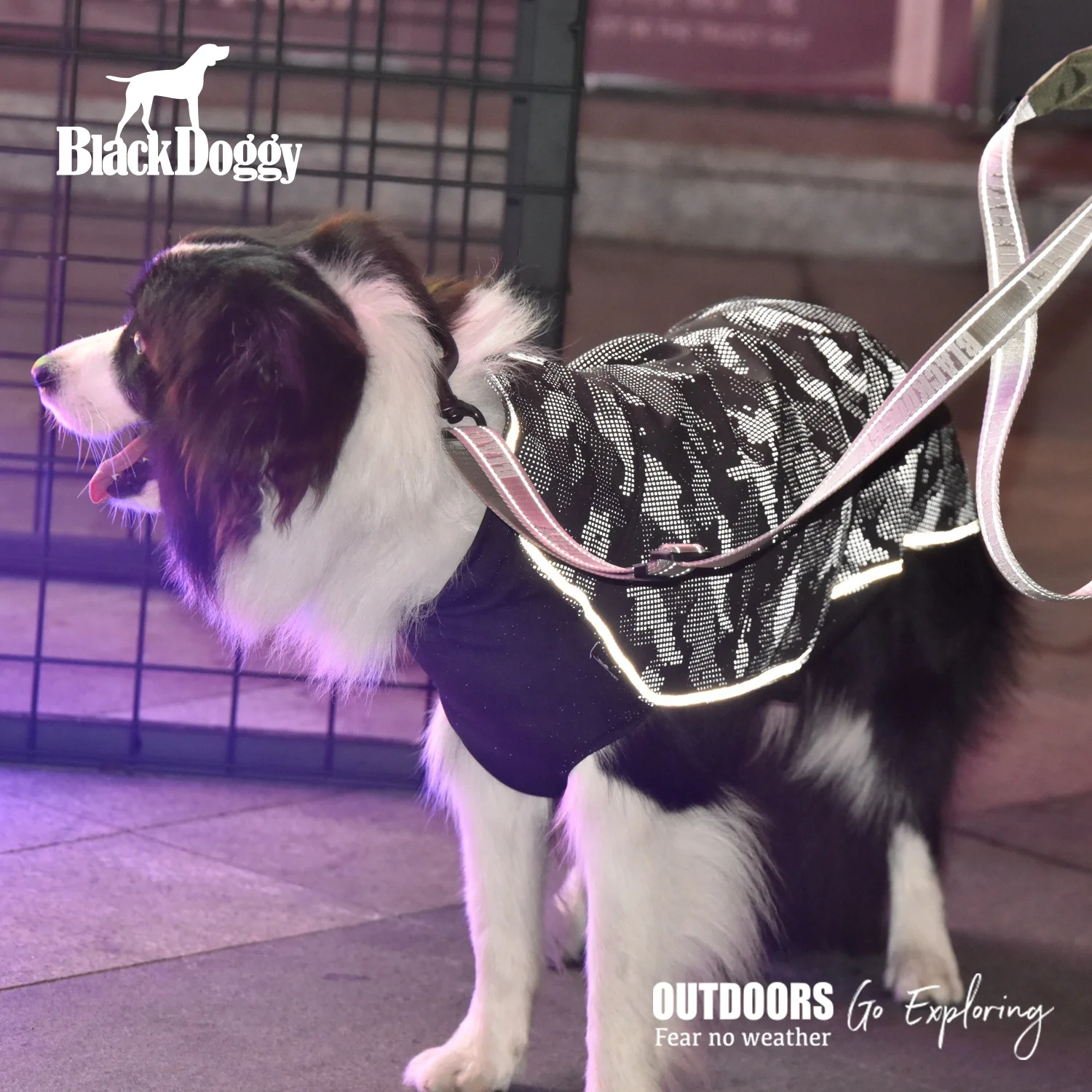 Wholesale Pet Apparel Softshell Dog Jacket Vest with Reflective Stitching Pattern