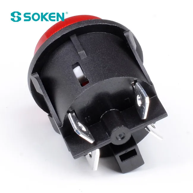  SOKEN фиксацией led кнопочный переключатель 250VAC PS18-16-2 2