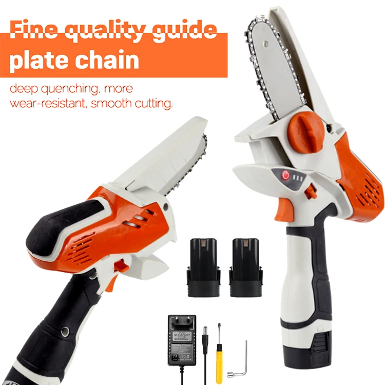 ACS142 Factory Price Garden Work Tools 4 inch or 6 inch Mini Chain Saw Cordless Chainsaw