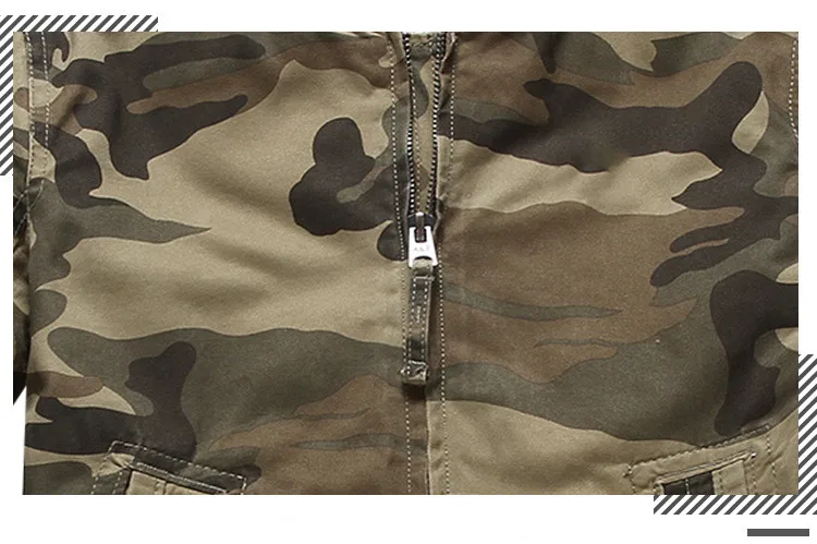 Wholesale hot sale high quality winter jacket camo print mens bomber jacket
