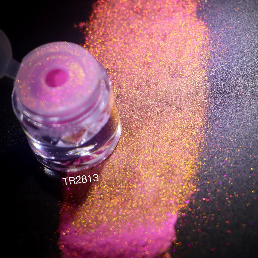 Custom Duochrome eyeshadow loose powder neon nail multichrome Highly Pigment Customized Private Logo