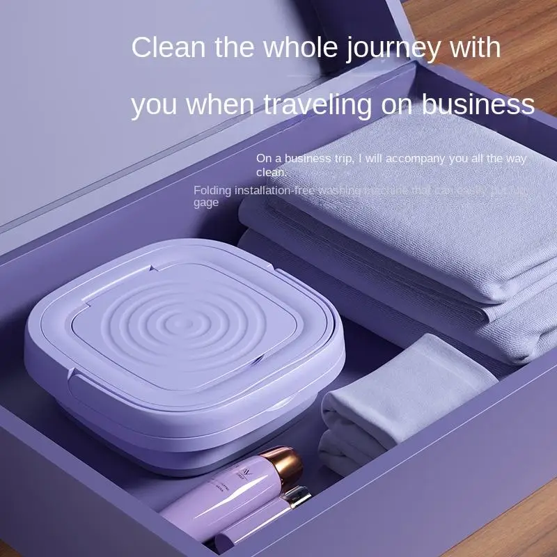 Automatic Folding Washing Machine Colorful Portable Washing Machine With Dryer For Home Used