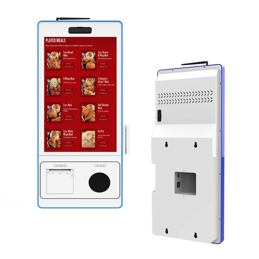 Wholesale OEM Kiosk 21.5-inch Touch Self Service  Machine for Retail,supermarket,restaurant Windows J6412 Quad-Core 2.0Ghz 4GB