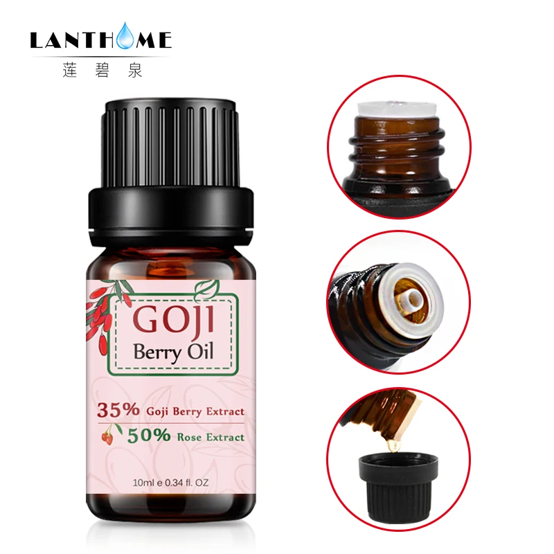 private label Skin care Glow anti wrinkle essence acne pimple removal dark spot Corrector face serum goji berry rose oil