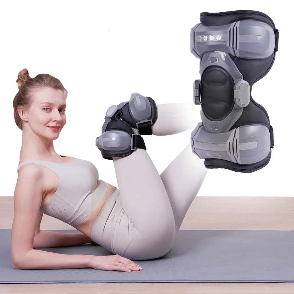 New Product Joint Pain Relief Massager Airbags Compression Vibration and Heating 3 in 1 Knee Massager Brace Knee Heat Massager