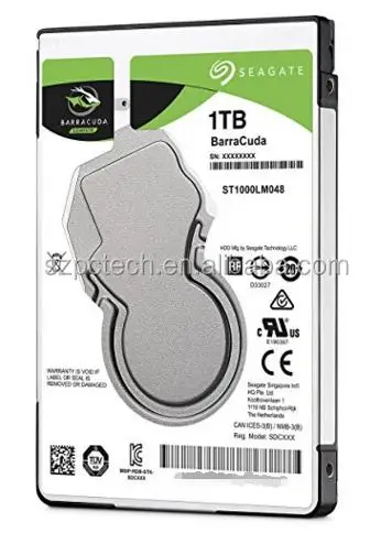 Жесткий диск Seagate 1 ТБ, внутренний жесткий диск Sata 6 ГБ/сек. 128 мб кэш 2,5 дюйма 7 мм (ST1000LM048)
