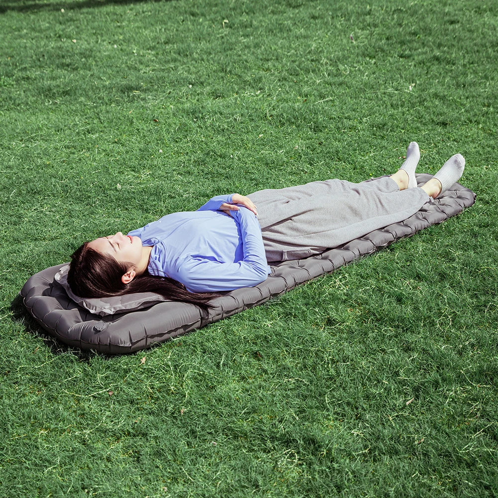 Wholesale ultralight tent mat portable self inflatable mat sleeping Pad automatic inflatable Air Camping mattress camping bed