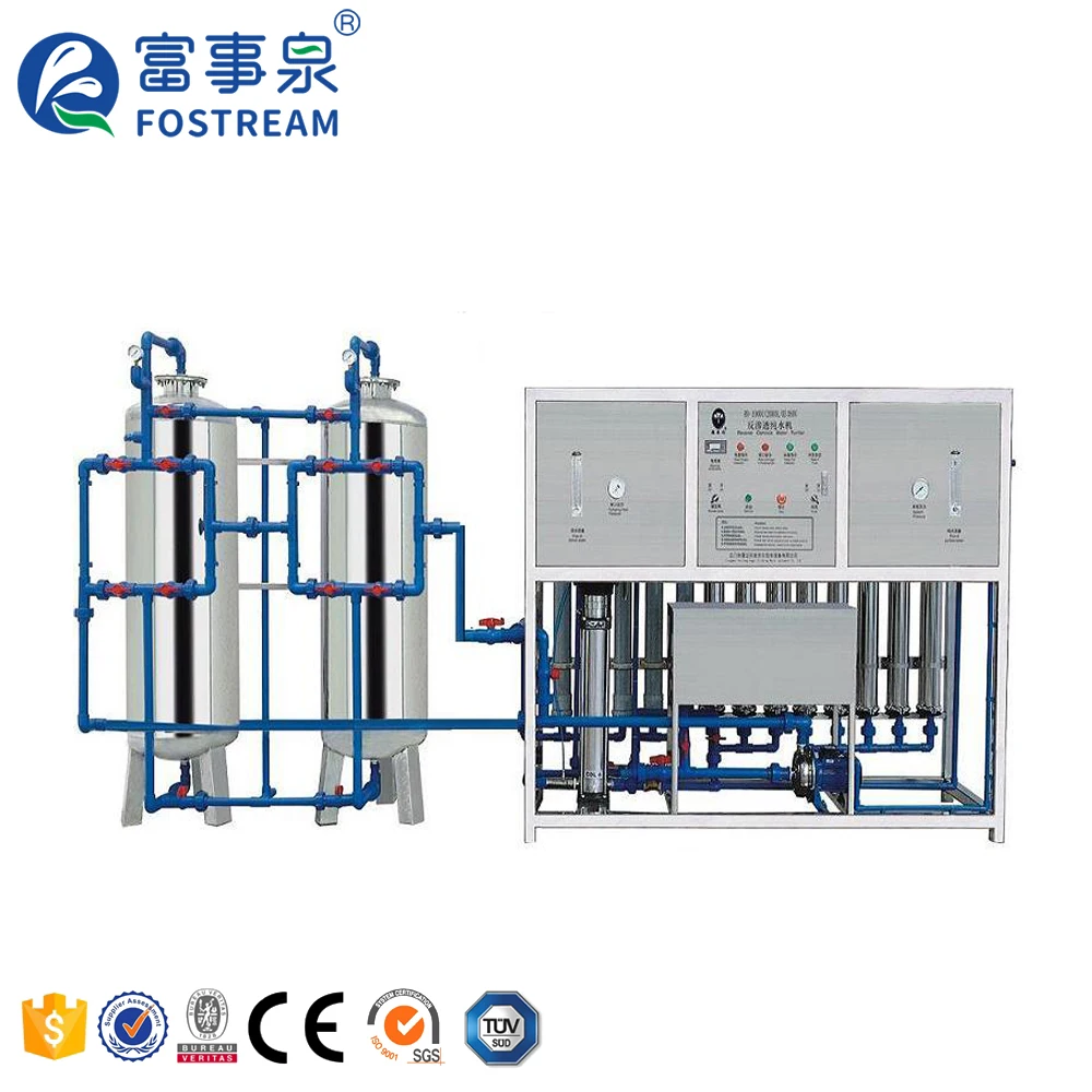 Fostream 1000LPH 1000L 1 Ton Reverse Osmosis R O RO Membrane Pure Drinking Water Purifier System