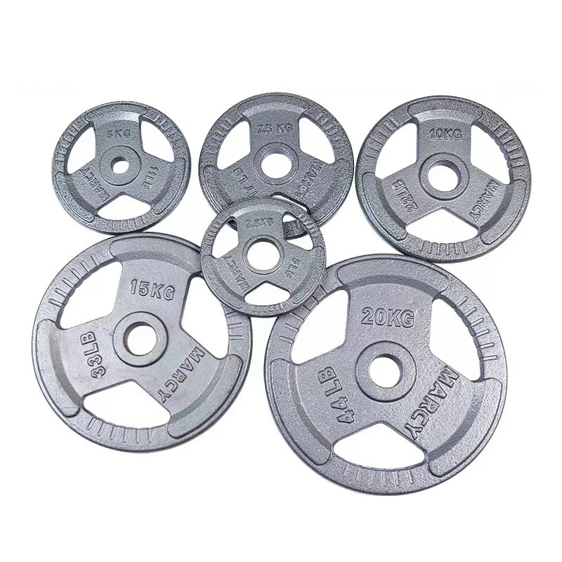 Wholesale Gym Fitness Equipment Strength Training Cast Iron Weight Plates Weight Lifting Discs