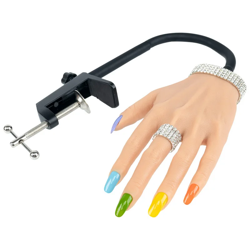 Professional Nail silicone practice hand model Nail Training Practice Hand For Acrylic Nails