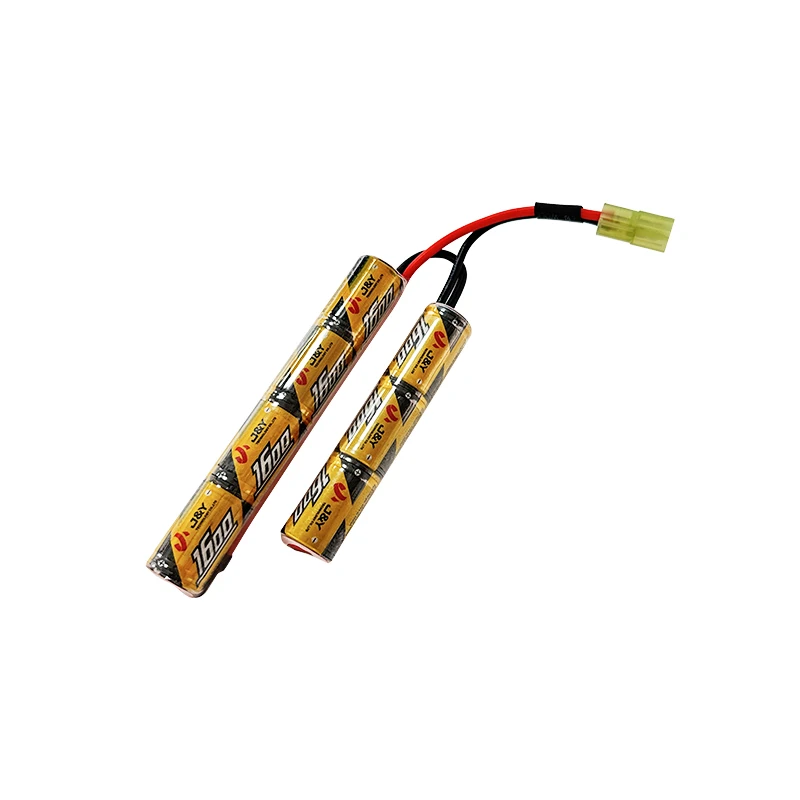 Jieyo Nimh 2/3A 1600mah 9.6v Battery Pack Size 2/3 A Ni Mh Rechargeable Batteries For Gun Model Airsoft Gun
