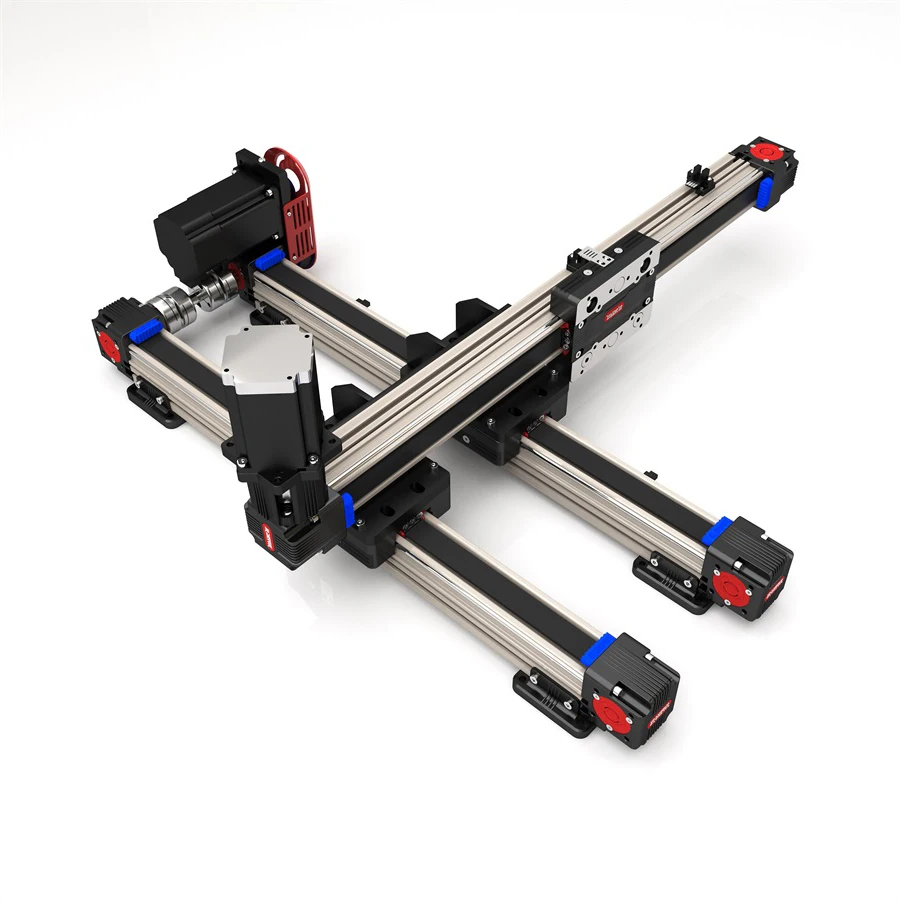Настройка одноосного многоосного прямолинейного модуля длиной 100 - 4000 мм 