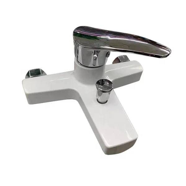 Single double Hole Sink Mixer Hot&Cold Kitchen Faucet Plastic Faucet