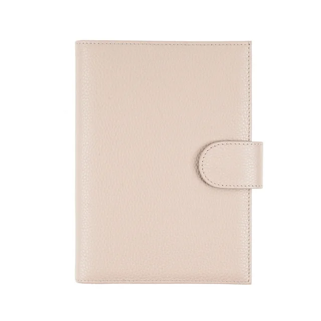 Wholesale B5 A6 School Notebooks Journal Customized Leather Note book With Card Holder