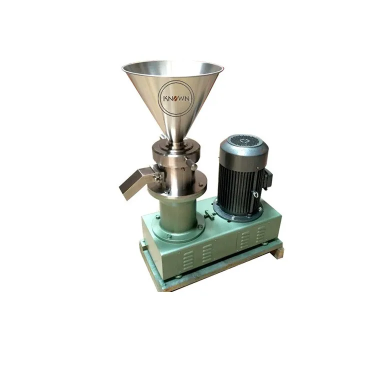 Commercial 100kg/h Peanut Butter Harissa Making Machine Nut Colloid Mill Tahini Grinding Machine Chili Paste