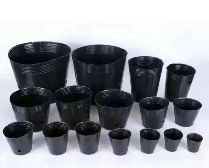 Plastic Nutrition Cup Plant Black Seedling Pot Thickened Garden Flowers Nutrition Bowl Manufacturer Direct Sale Nursery pot