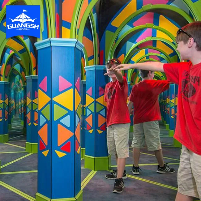 New magic amusement carnival equipment, indoor glass Mirror Maze sale for children