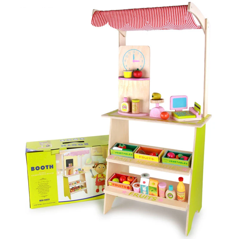 New product supermarket combination checkout stalls children house simulation toys