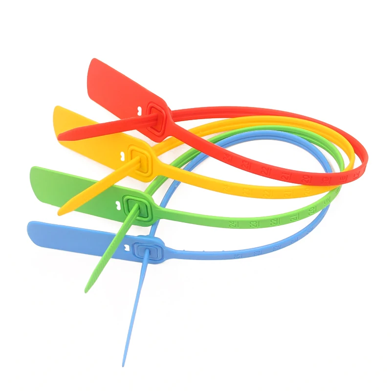 PN-PS2101  400mm Custom security plastic seal disposable logistics tracing safety plastic seal lock