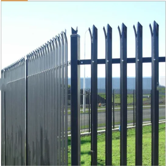 High Quality Modern Design Aluminum And Steel Fence Welded Picket Finials Aluminum Fence Panels With Black Powder Coated