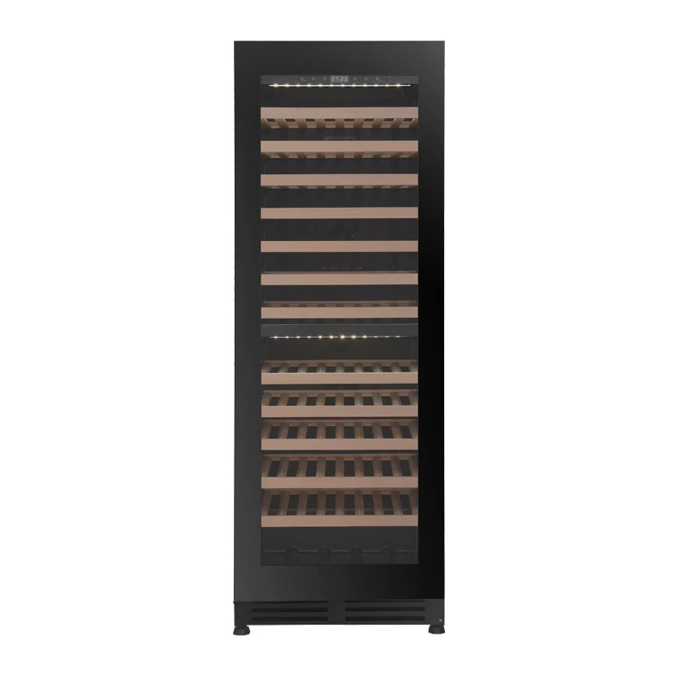 VI110DT jiaxiper инвертный компрессор стеклянный передний охладитель двойной зоны винный холодильник погреб черный Электрический 220 Knox