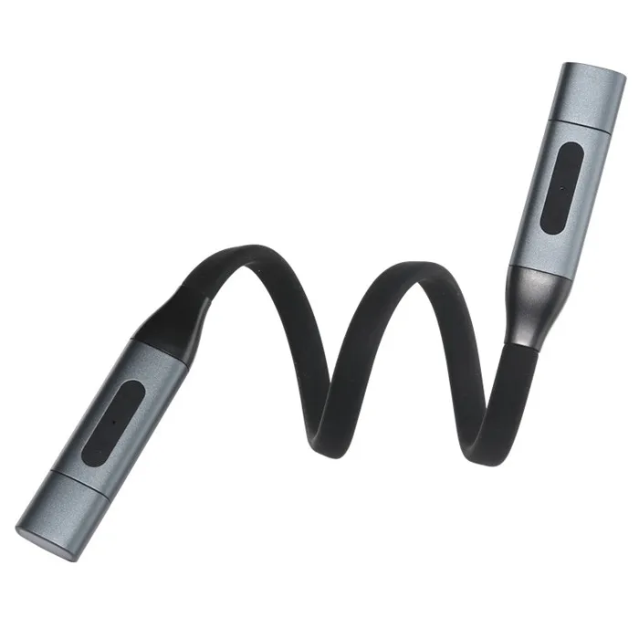 Newest U-shaped Rechargeable LED Neck Hug Light Portable Hands-Free Flexible Amber LED Book Reading Lamp In Bed