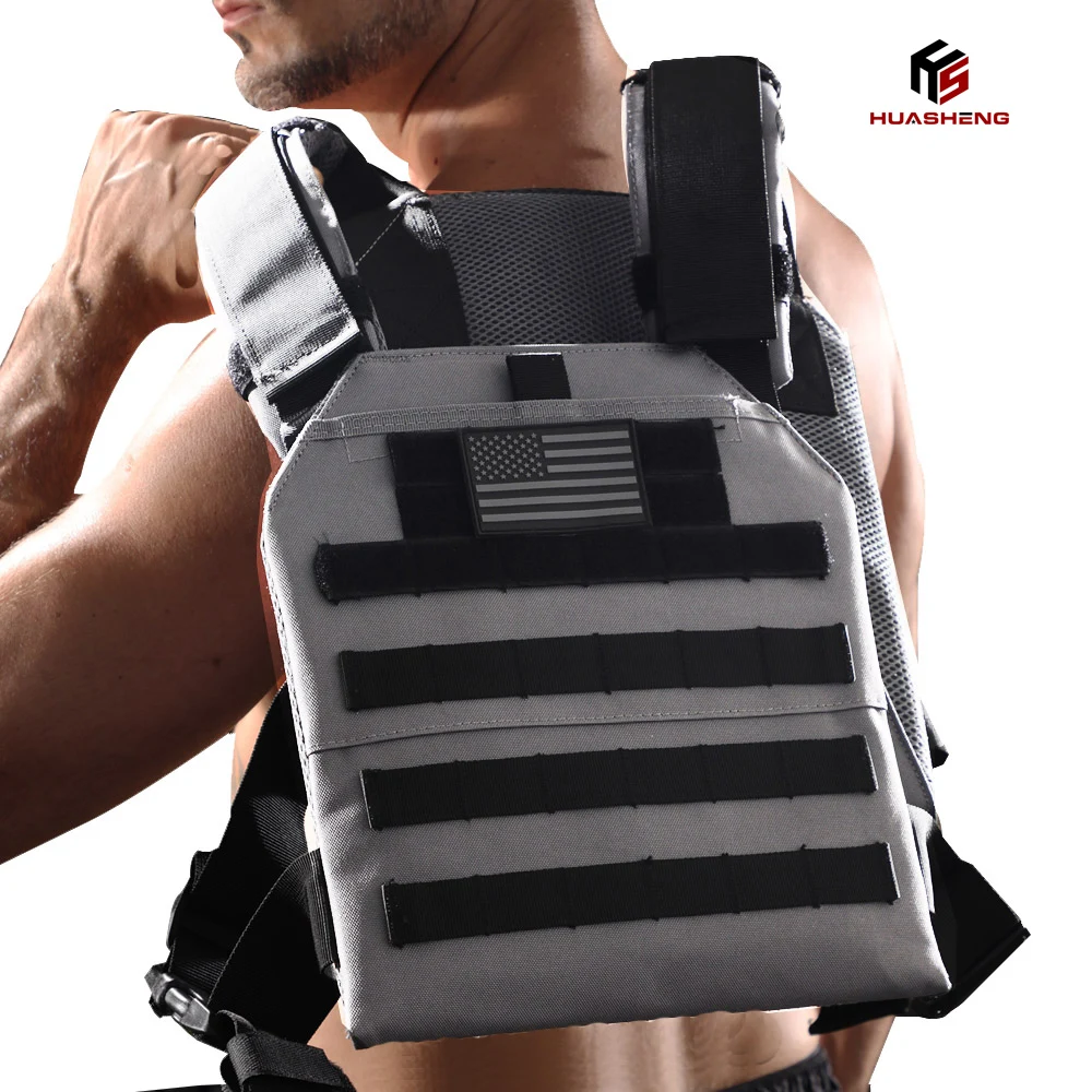 Breathable Weighted Vest Training Fitness Gym Vest Adjustable Weight Vest for Strength Training