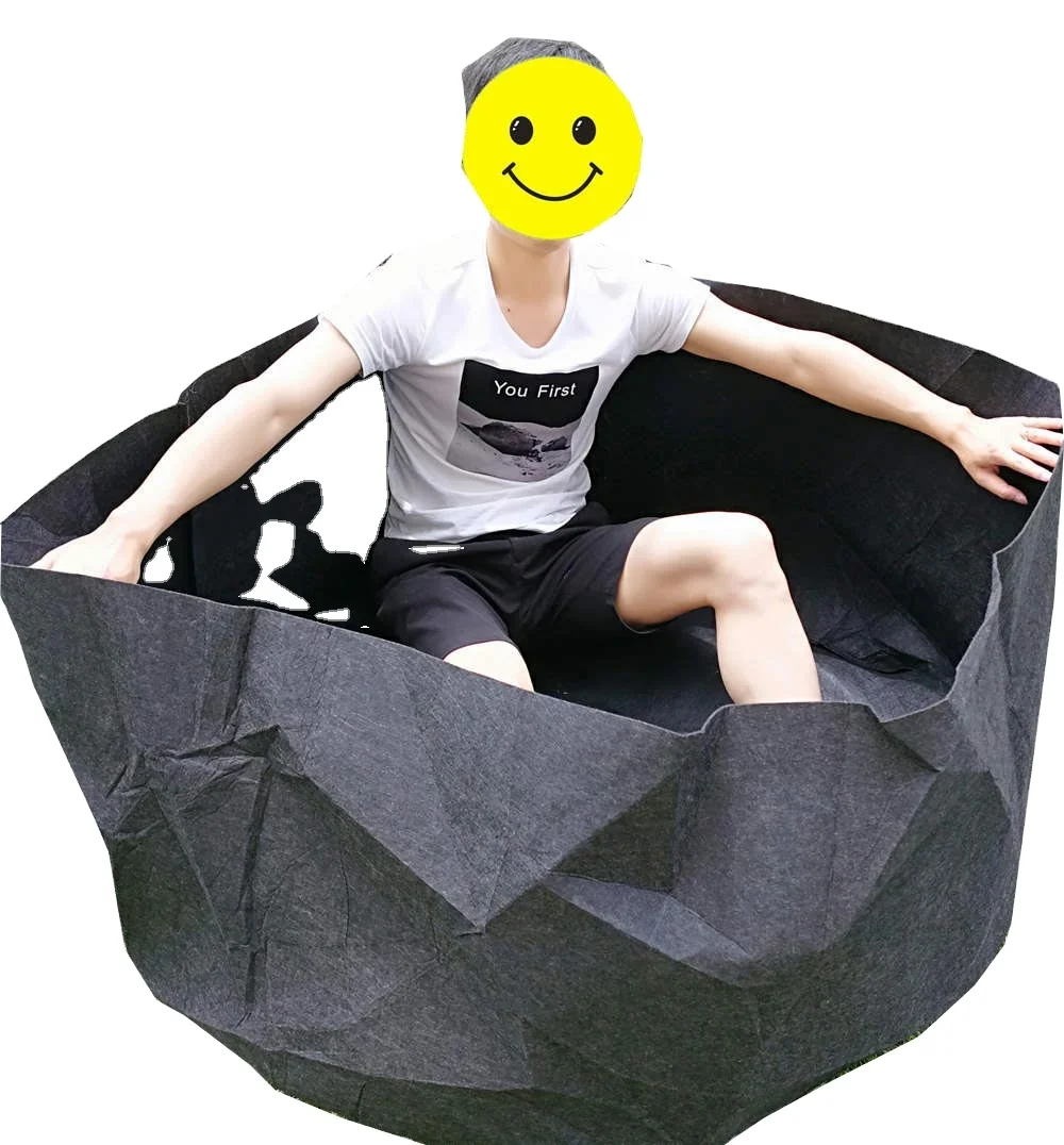 100 галлонов, индивидуальные большие мягкие Нетканые горшки для выращивания овощей